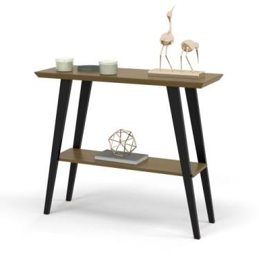 Imagem de Aparador Davi Para Sala De Estar Tampo MDF 30mm pé em Madeira - OFERTA