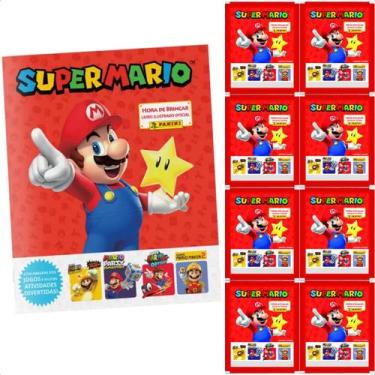 Imagem de Álbum Super Mario Hora De Brincar 30 Figurinhas 6 Envelopes - Panini