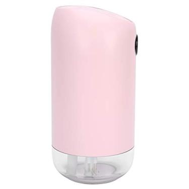 Imagem de KIMISS 500ml Mini Umidificador de Ar - Névoa de Névoa Recarregável USB Portátil Com Luz Noturna para Casa, Escritório e Carro (Rosa)