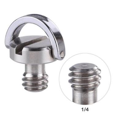 Imagem de Parafuso Adaptador D-Ring 1/4' para Tripé e Engate Rápido QR - WorldVi