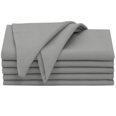 Imagem de RUVANTI Conjunto De 6 Guardanapos Pano Ruvanti, 45X45 Cm, 100% Algodão, Laváveis, Macios E Absorventes, Perfeitos Para Jantares Casamento, Natal Ação Graças - Wild Dove