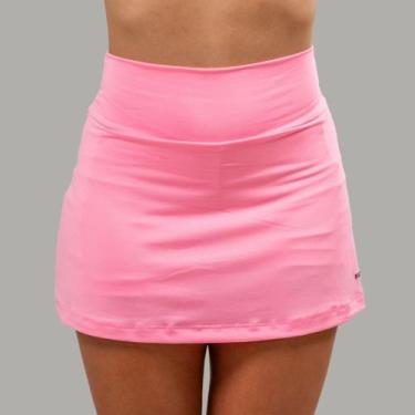 Imagem de Shorts Saia Academia Tapa Bumbum 2 Bolso Oculto pra Celular/Chave/Fone