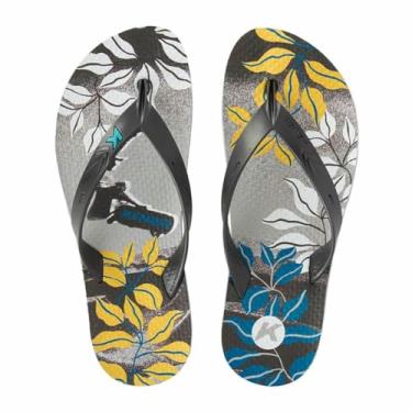 Imagem de Chinelo Kenner Summer Manobra Masculino - Preto e Cinza - 41