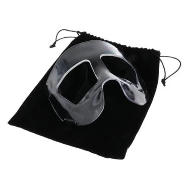 Imagem de simhoa Máscara de basquete infantil, máscara facial para nariz quebrado, acessórios esportivos, protetor nasal, alça ajustável para festa, exercícios,