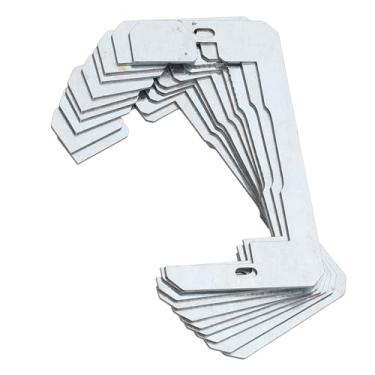 Imagem de AYNEFY Placa de Nivelamento de Saída de Metal Espaçador Placa de Parede para Reparo de Saída 20 PCS Spacer de Receptáculo Elétrico para Projetos de Decoração de Casa