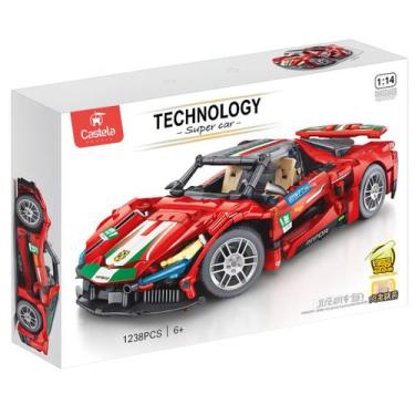 Imagem de Blocos De Montar Super Car 1238Pçs Carro De Corrida 1:14 - Castela - C