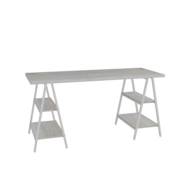 Imagem de Mesa Kuadra Cavalete 150x60x75cm Snow - Snow -