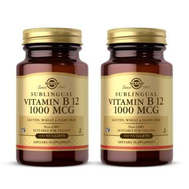 Imagem de Suplemento Solgar Sublingual de Vitamina B12 1000mcg x 250 Nuggets
