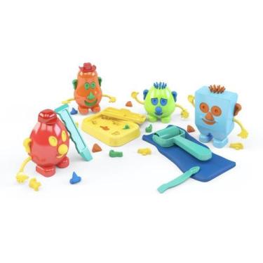 Imagem de Massa para Modelar Criativa Bonecos Divertidos II 20PCS - Dismat