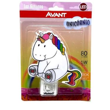 Imagem de Luz Noturna Infantil Avant 1w 3000k, Unicornio