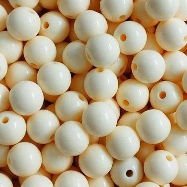 Imagem de BOLINHA DE RESINA Nº 10 (20 G) - LADEIRA BIJUTERIAS, Creme