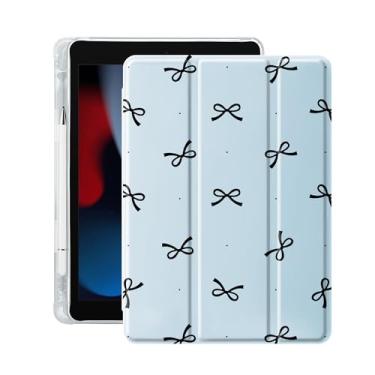 Imagem de Idocolors Capa para iPad de 11 polegadas (chip A16) 2025 geração 11ª/iPad 11 polegadas 2022 10ª geração, suporte de lápis embutido com capa traseira de TPU macio à prova de choque despertar/hibernar