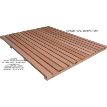 Imagem de Deck De Madeira Chuveiro Box Banheiro Capacho 120x61 cm NeonX, Osmocol