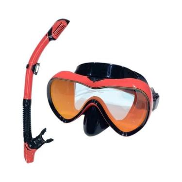 Imagem de Máscara De Mergulho Profissional À Prova d'Água Com Óculos De Silicone