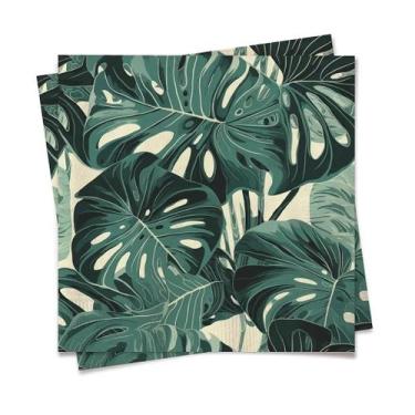 Imagem de Guardanapo de Papel 32,5x32,5cm Monstera - 20 Un - no-brand
