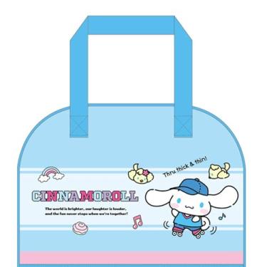 Imagem de Ki Company Sanrio Characters Vinyl Boston Bag, Cinnamoroll, CBB5-CN, A 9,4 x L 13 x P 4,3 polegadas (24 x 33 x 11 cm)