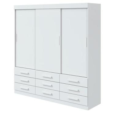 Imagem de Guarda roupas casal 3 portas hercules lopas