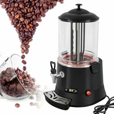 Imagem de Máquina De Dispensador De Derretimento De Chocolate Quente, Mais Quente De Bebida Quente Com Bebidas Quentes Com Torneira Com Torneira LED Da Função De Agitação, Para Derretimento De Chocolate