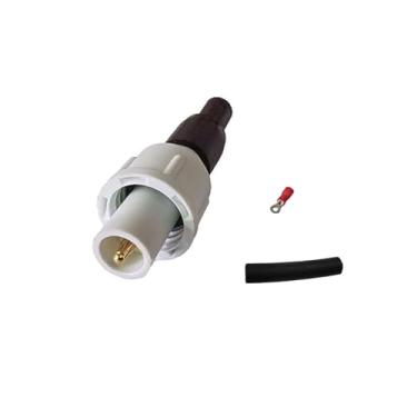 Imagem de Mssoomm Cabeça de conector positivo de proteção de fio de alta tensão com terminal de metal para conectar fonte de alimentação a laser de CO2 e tubo de laser de CO2 para máquina de gravação a laser