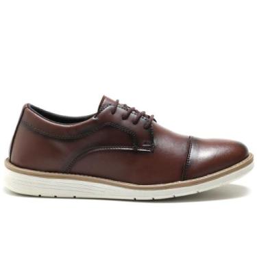 Imagem de Sapato Social Casual Masculino Derby Oxford De Amarrar Super Macio e L