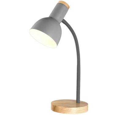 Imagem de Luminária Mesa Abajur 45Cm Articulada Flexível Silicone