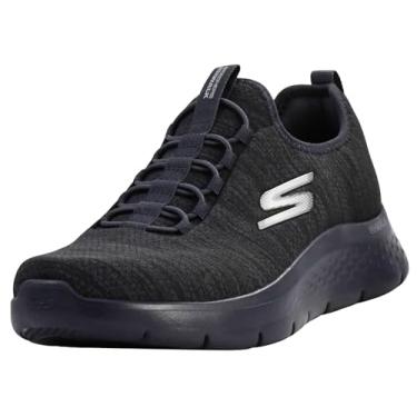 Imagem de Skechers Tênis masculino Gowalk Flex-Athletic sem cadarço casual com espuma resfriada a ar, Azul marino, 43