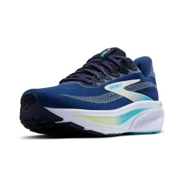 Imagem de Brooks Tênis de corrida feminino Ghost 17 Neutral, Azul-marinho/verde/turquesa, 8 Wide