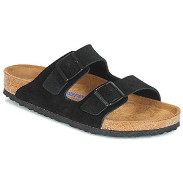 Imagem de Birkenstock Sandálias de Salto Aberto Femininas, Noir, 6-6.5