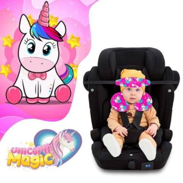 Imagem de Kit Almofada de pescoço + Faixa Apoio Suporte Cabeça de Bebê Cadeirinh