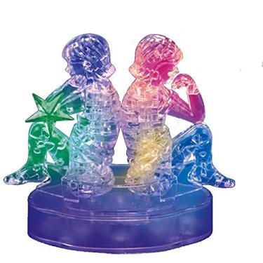 Imagem de GracesDawn Quebra-Cabeça 3D De Luxo Graces Dawn Crystal Twelve Constellations, Decoração Colorida (Gêmeos)
