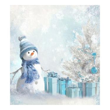 Imagem de Capa magnética de boneco de neve de Natal, inverno, lava-louças, ímã, painéis de porta, eletrodomésticos, adesivos para máquina de lavar e secar roupa 58 x 66 cm