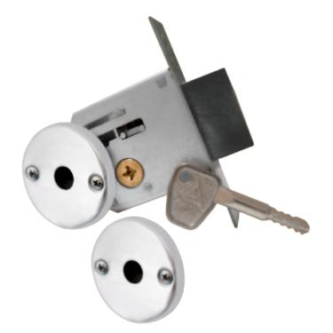 Imagem de Trava de Segurança Dupla Inox Polido em Blister F2000 - 025564 - ALIANÇA