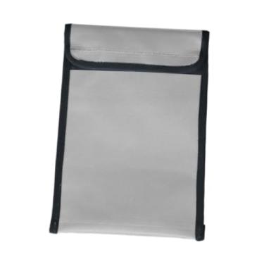 Imagem de Milageto Bolsa para documentos à prova de fogo, proteção à prova d'água, presente portátil, estojo resistente água, organizador de arquivos versátil, bolsa, 18 Cm X 28 Cm