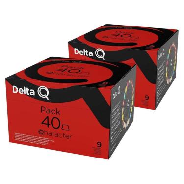 Imagem de 80 Cápsulas Delta Q Qharacter Int. 9 Café Pack Econômico