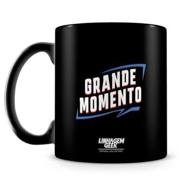 Imagem de Caneca Linhagem Geek Grande - 325ml - 100% Preta - Amo Canecas