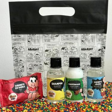 Imagem de Kit de Amenities Infantil Turma da Mônica c/4 itens  Realgems