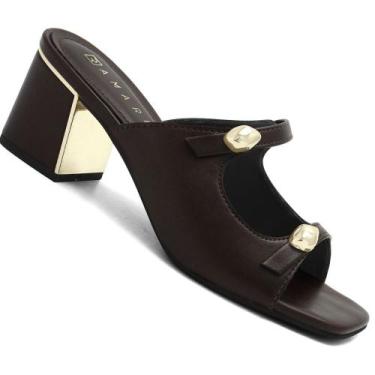 Imagem de Tamanco Ramarim 25-39203 Feminino, Marrom, 36