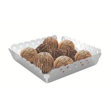 Imagem de Fruteira Centro de Mesa - Cesto de Pão - Tramontina Luxo Aço Inox 