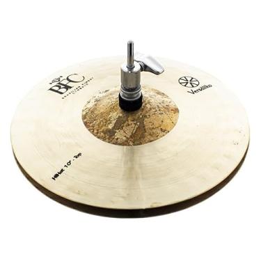 Imagem de Chimbal BFC Brazilian Finest Cymbals Versaliko Mini Hats 10¨ Brilliant Raw Bell VKHH10 em Bronze B20