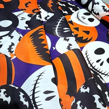 Imagem de TNT Toalha estampado Balões de Halloween 2.00m x 1.40m