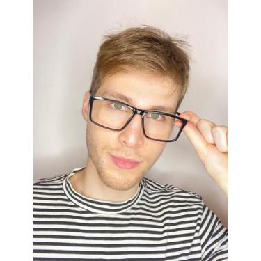 Imagem de Armação De Óculos Para Grau Masculino Retangular Brasil - Palas Eyewea