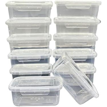 Imagem de KIT Conjunto 10 Marmitas Potes 800ml com Travas Laterais – Organizadores de Alimentos para Congelador | APOLLO'S STORE