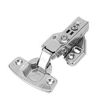 Imagem de Dobradiça de aço hidráulica para porta de armário amortecedor para móveis de armário de madeira