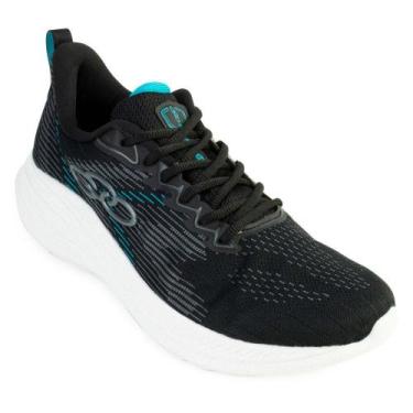 Imagem de Tênis Olympikus Marte e Meia OP23, 42, Preto, Azul