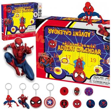 Imagem de Calendário do Advento de Natal 2025 SWIND com 24 Presentes Únicos para Meninas e Meninos - Encanto DIY para Pulseira, Chaveiro e Broche