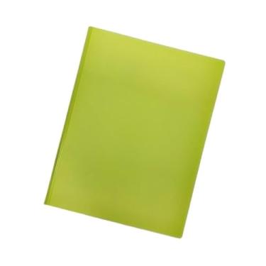 Imagem de Pasta A4 Catálogo Clear Book 30 Sacos Transparentes Polipropileno Pasta Com Divisoria Cardápio Portfolio Escolar(Verde Abacate)