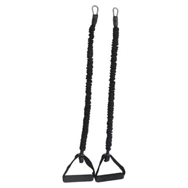 Imagem de KiBcsLic 2 peças de cordas de puxar para reformador de Pilates, tiras de exercício, faixas de resistência para academia, alças de Pilates para exercícios de