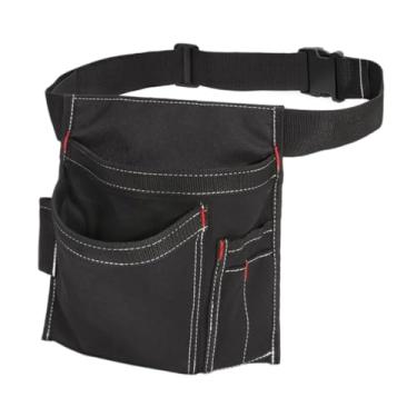 Imagem de IEUDNS Ferramentas Cinto Cintura Bolsa Ferramentas de Jardim Utilitário Profissional Mini Organizador de de Eletricista, Preto