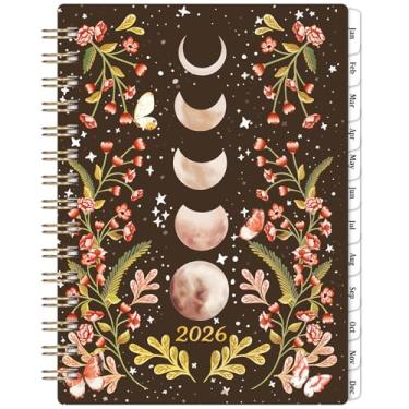 Imagem de Agenda semanal e mensal com fecho elástico, abas adesivas + capa dura