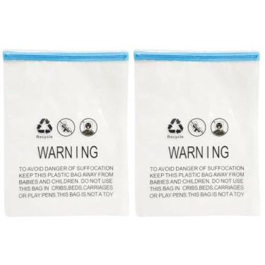 Imagem de Pacote com 2 sacos de armazenamento a vácuo, sacos economizadores de espaço para edredons e cobertores